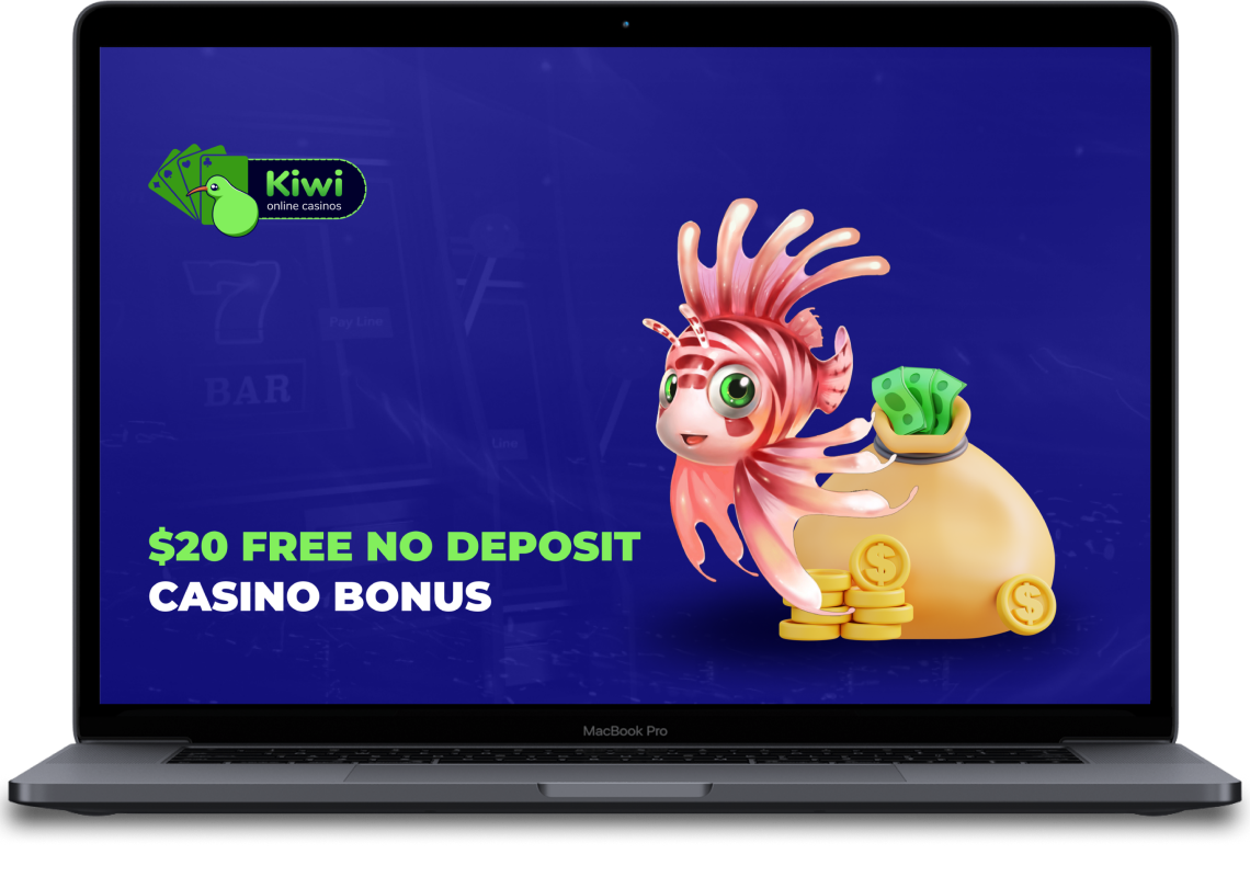 20 no deposit bonus banner